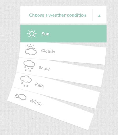 JS下拉選單特效 Simple Effects for Drop-Down Lists