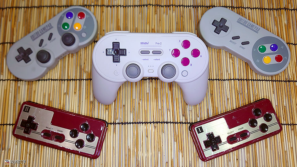 八位堂8bitdo Pro2藍芽手把開箱測試