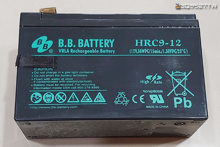 不斷電CyberPower CP1000AVRLCD自行拆解換電池DIY教學