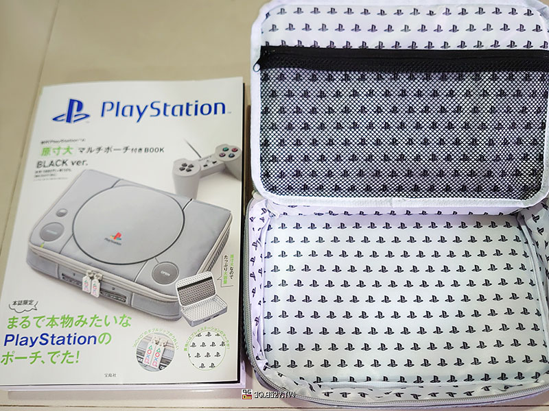 日本寶島社初代PlayStation原尺寸收納包開箱