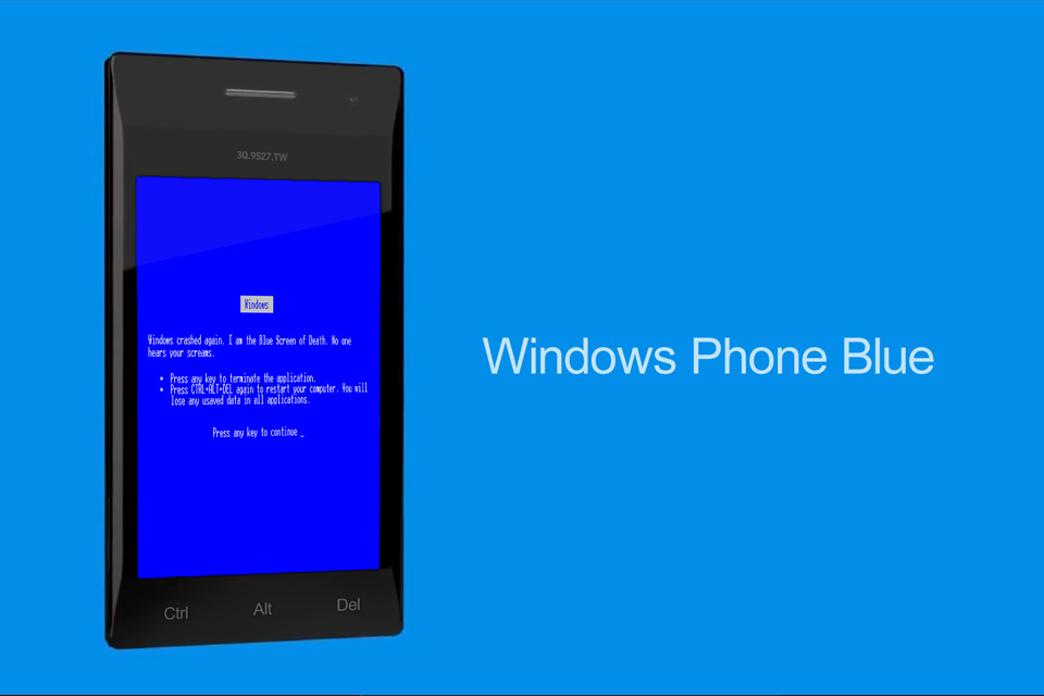聽說下一代的Windows手機叫 Windows Phone Blue